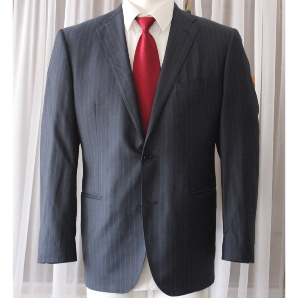 Ermenegildo Zegna Luxury Blue Blazer Jacket (42R)